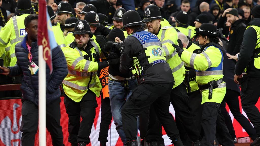 Die Ausschreitungen von einzelnen YB-Fans in Birmingham führte zu acht Verhaftungen