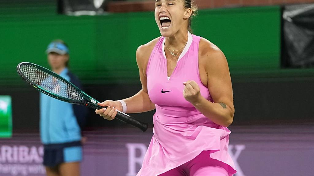 Sabalenka nach hartem Kampf eine Runde weiter