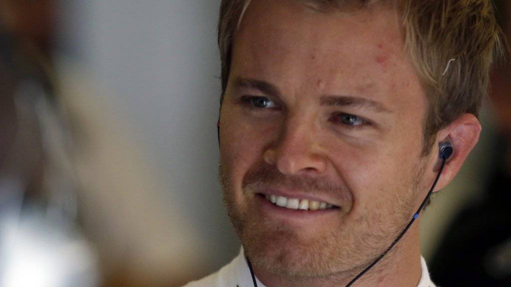 Nico Rosberg hat nach seiner Pole-Position allen Grund zum Strahlen