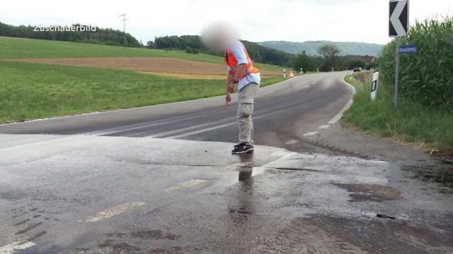 Unfall wegen untätiger Polizei