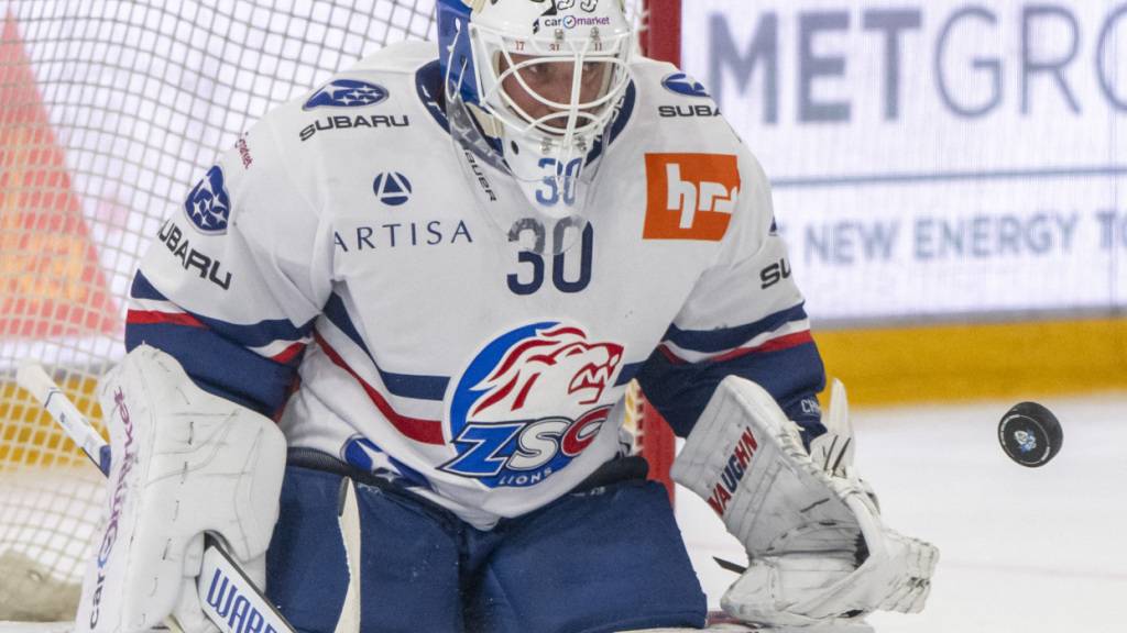 ZSC-Goalie Simon Hrubec liess sich gegen Kloten nicht bezwingen