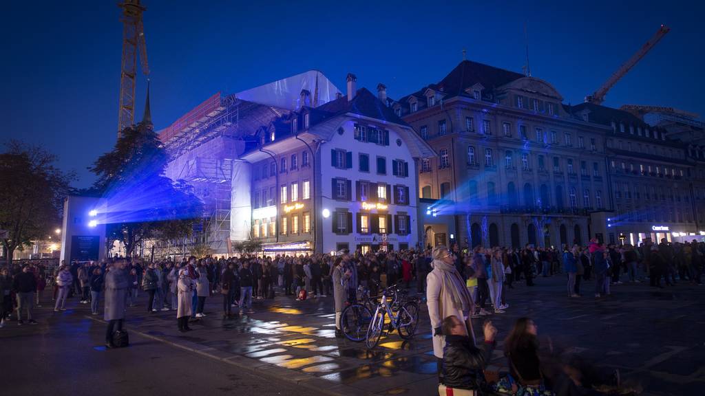 Lichtershow in Bern erntet Kritik und findet trotzdem statt