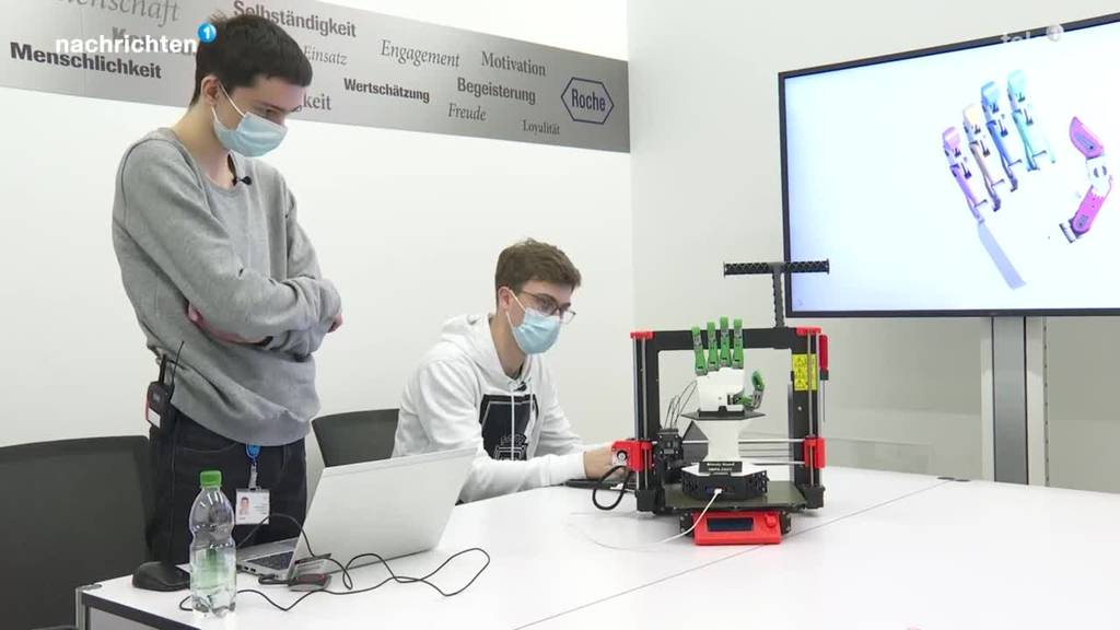 Zuger entwerfen Handprothese aus dem 3D-Drucker