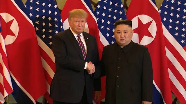 Friedensgespräche zwischen Donald Trump und Kim Jong Un 