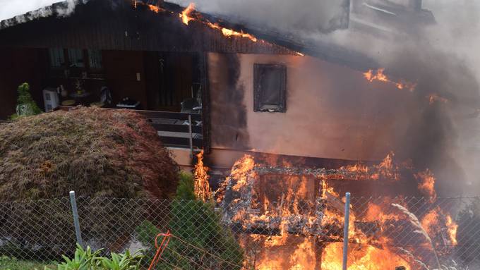 Brand eines Wohnhauses in Kriens