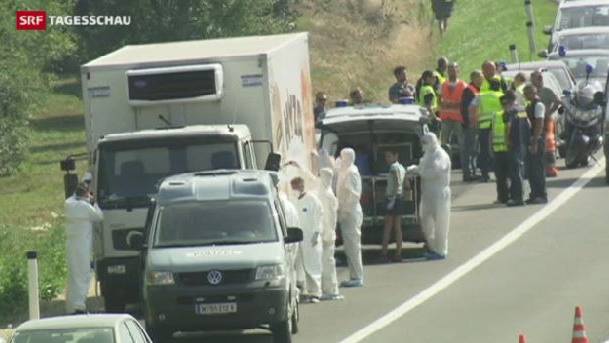 71 Todesopfer im Lastwagen in Österreich