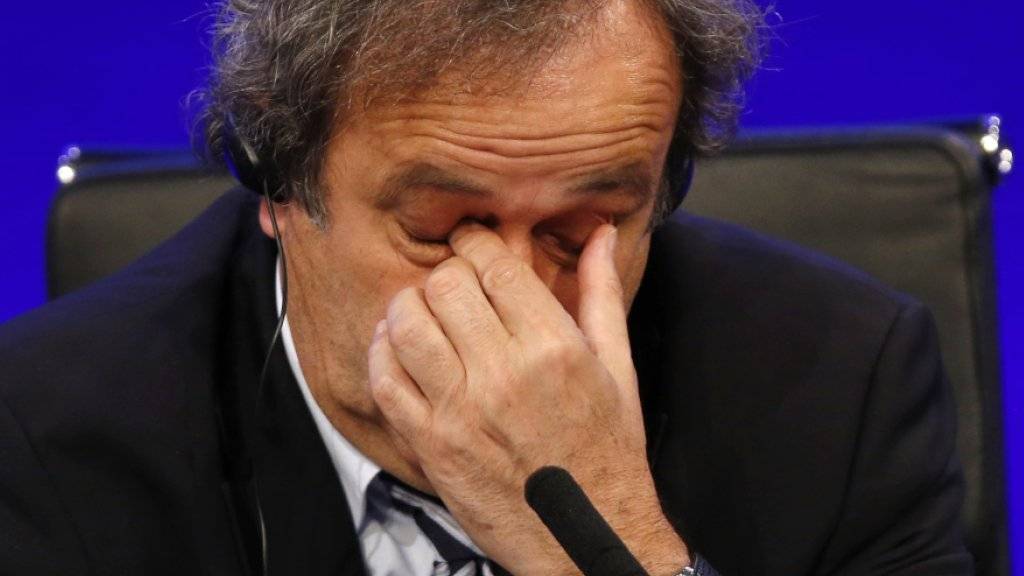 UEFA-Präsident Michel Platini sieht schweren Zeiten entgegen