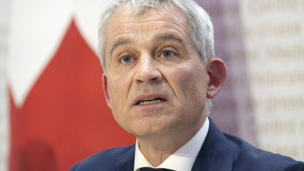 Bundesrat Beat Jans in seiner 1.-Mai-Rede in Olten: «Gerade jetzt gilt, es die Demokratie mutig zu verteidigen.» (Archivbild)
