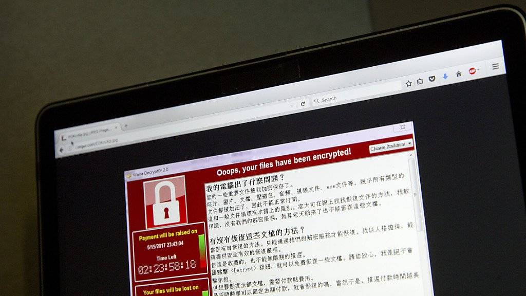 Die Computer in Taiwan ist auch von «WannaCry» befallen - einer zweiten Welle von Computer-Ausfällen kam es am Montag jedoch nicht.
