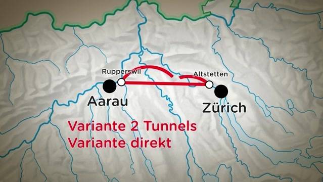 Mega-Tunnel von Zürich nach Aarau