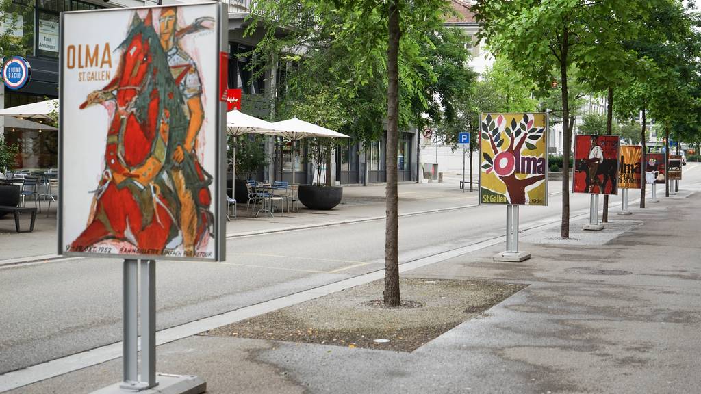 Der Plakatweg führt vom Bahnhof über die Poststrasse in Richtung Unterer Graben. (Bild: zVg)