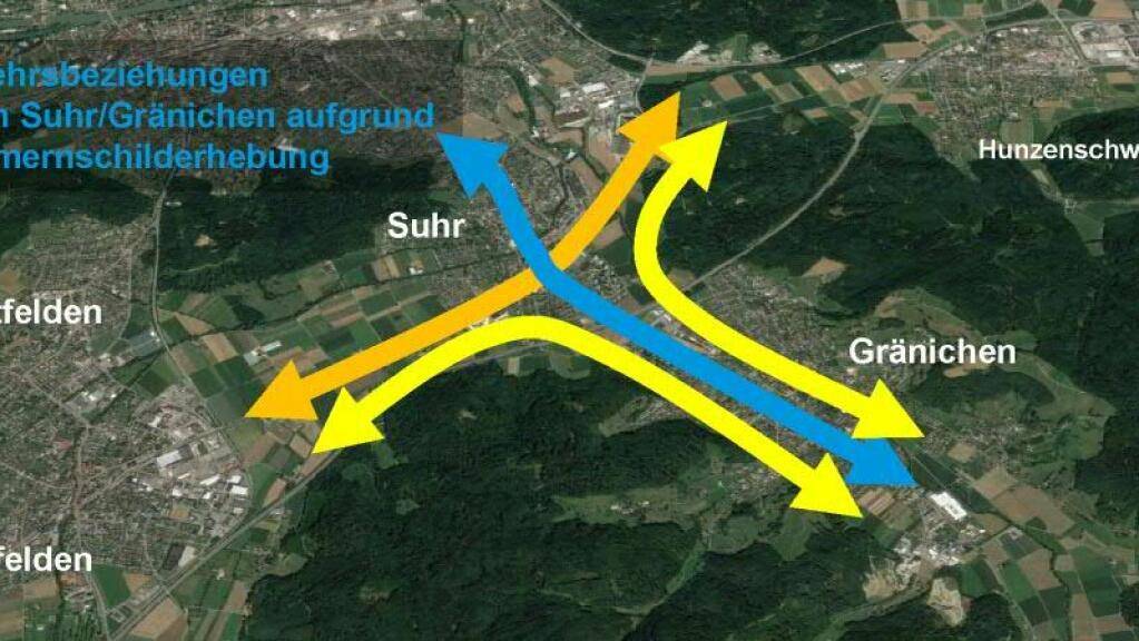 Der Kanton Aargau will den Verkehr im Raum Suhr bei Aarau in geordnete Bahnen lenken. Bereits das Planungsprojekt wird teurer als geplant.