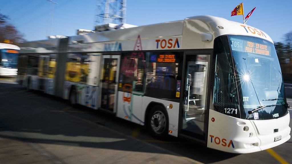 Die dieselfreien Elektro-Busse verkehren in Genf ab dem Fahrplanwechsel vom 10. Dezember.