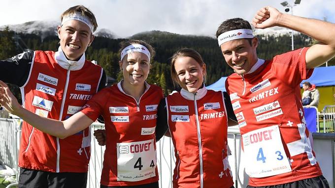 Schweizer OL-Team siegt in der Sprintstaffel