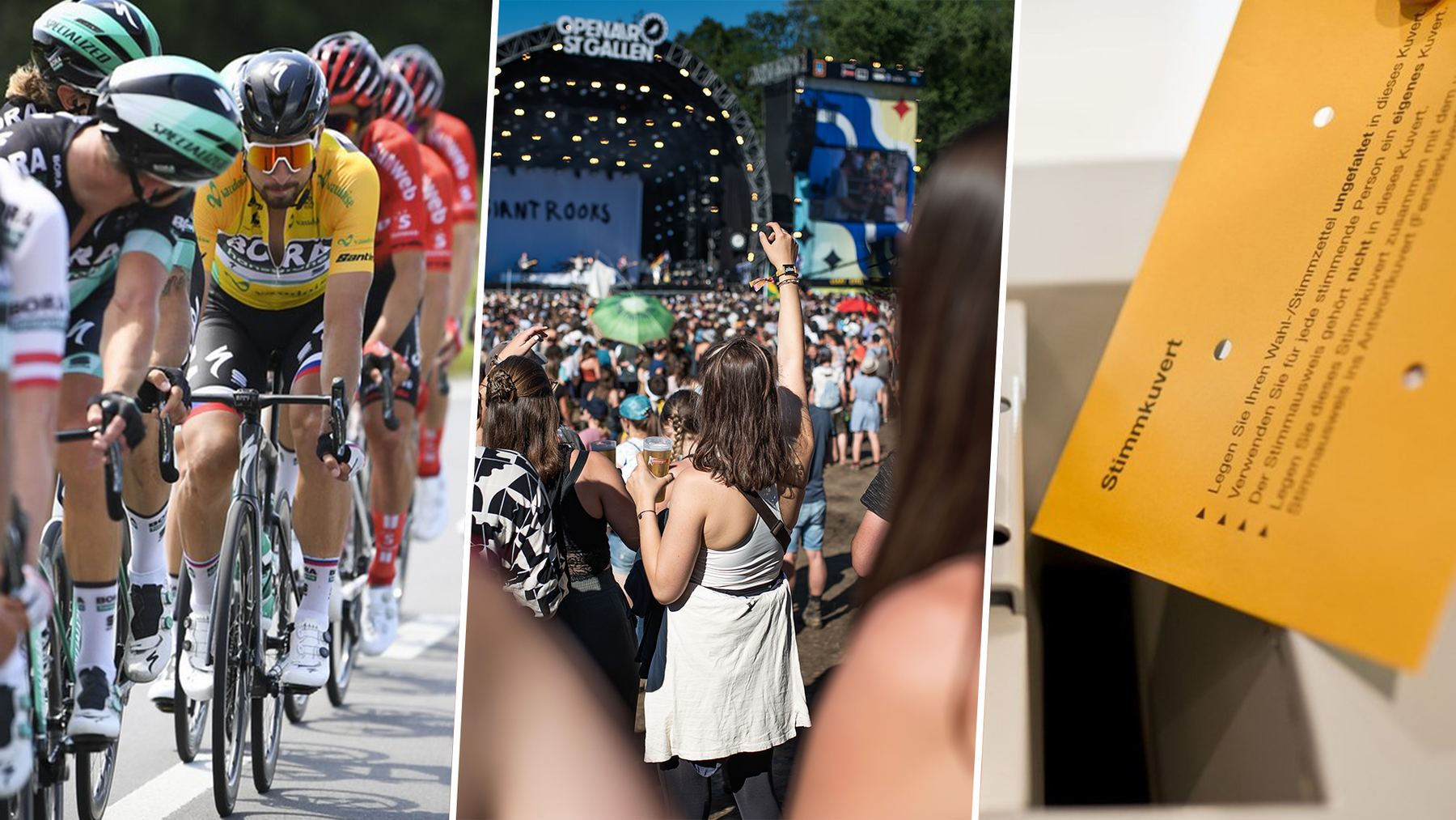 Tour de Suisse, Open Air und Nationals- und Ständeratswahlen stehen 2023 auf dem Programm.