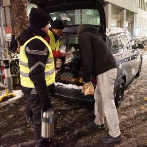 Unterwegs mit der Kältepatrouille