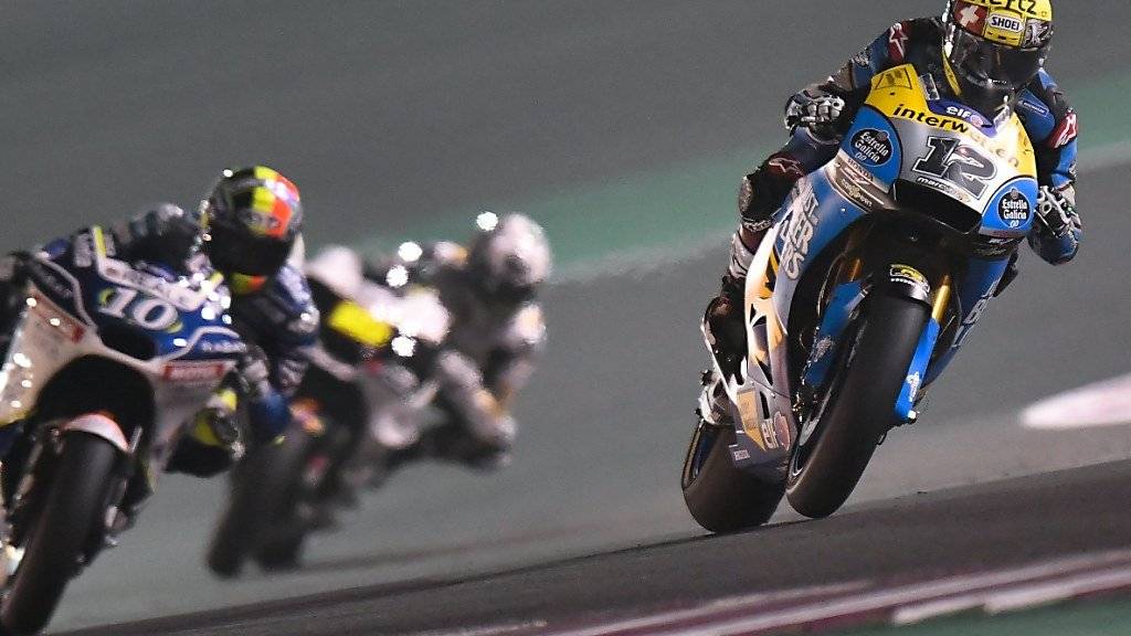 Tom Lüthi fehlten bei seiner Premiere in der MotoGP-Klasse 0,9 Sekunden auf die Punkteränge