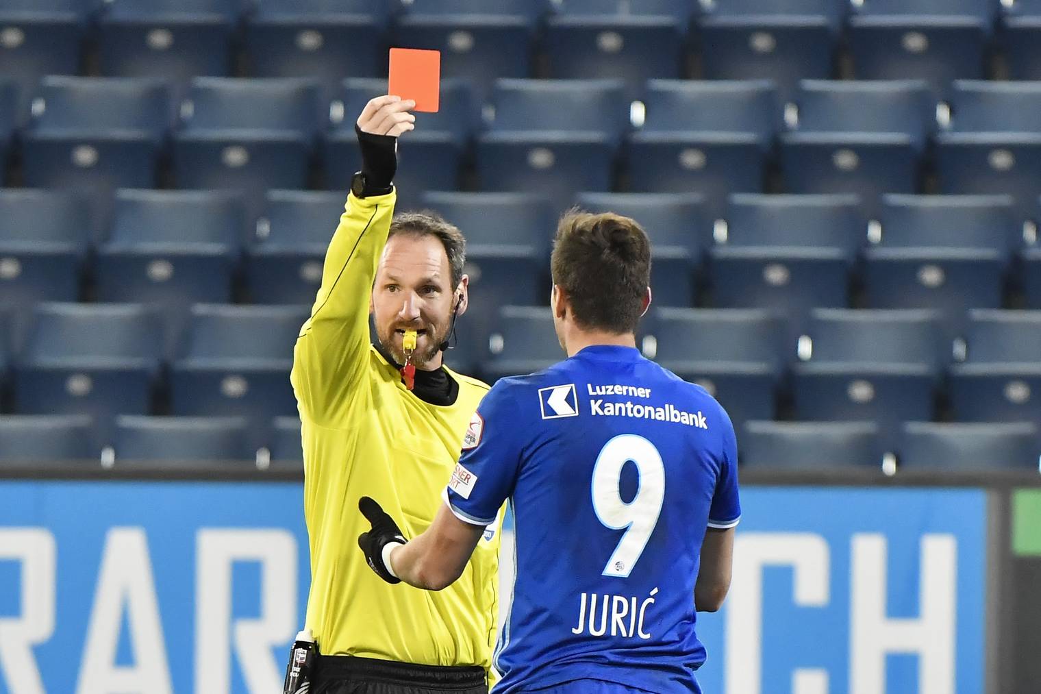 Gesperrt: Tomi Juric ist nach seiner gelb-roten Karte wegen einer angeblichen Schwalbe gegen den FCZ nicht dabei.