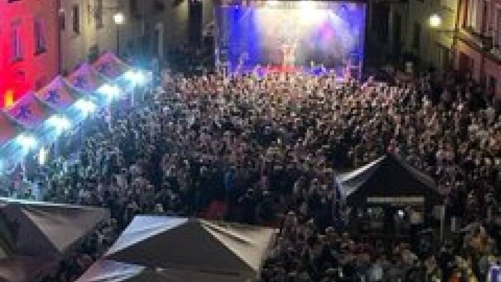 Das Wetter spielte mit beim 32. Churer Fest.