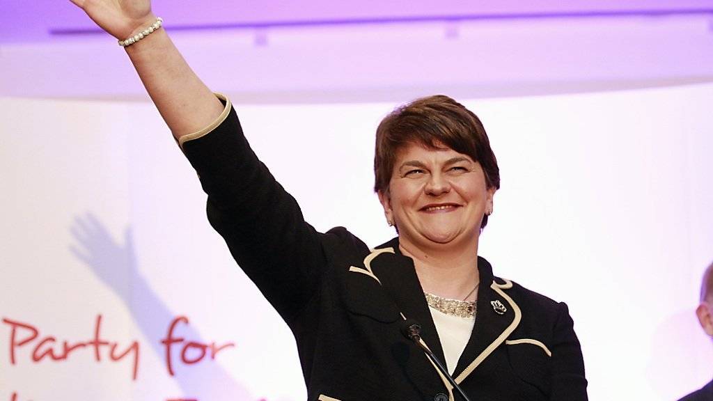 Die neue Chefin der DUP, der pro-britischen Partei Nordirlands: Arlene Forster