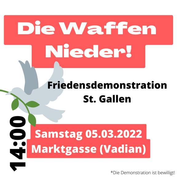 Friedensdemonstration St.Gallen