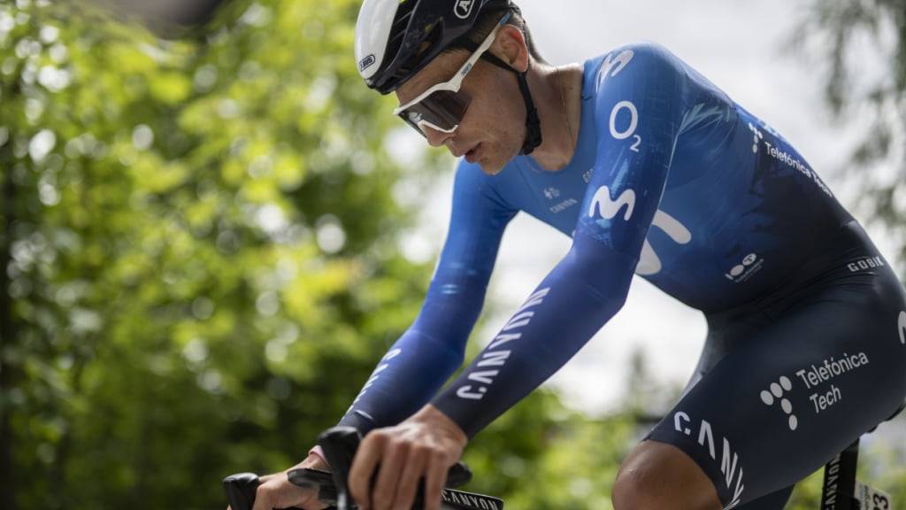 Johan Jacobs im letzten Jahr im Trikot seines alten Teams Movistar