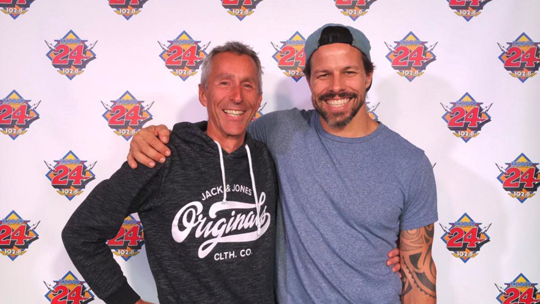 Nick Laederach mit Markus Greter