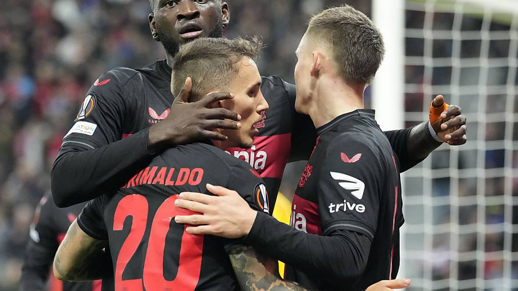 Leverkusen spielt sich gegen Karabach in einen Torrausch