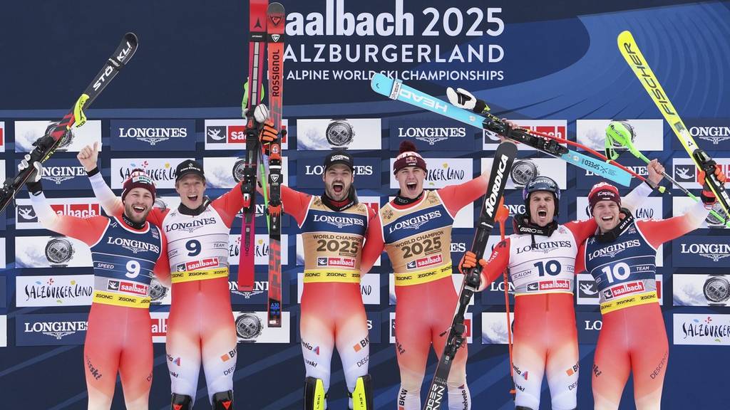 Schweizer 3-fach Sieg an der WM in Saalbach Hinterglemm 