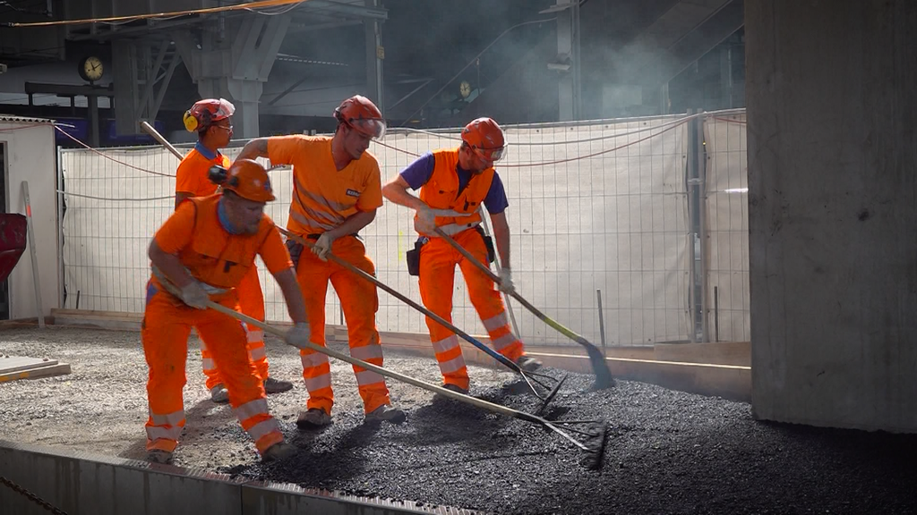 Baustelle Bahnhof Bern: Der Perronbauer