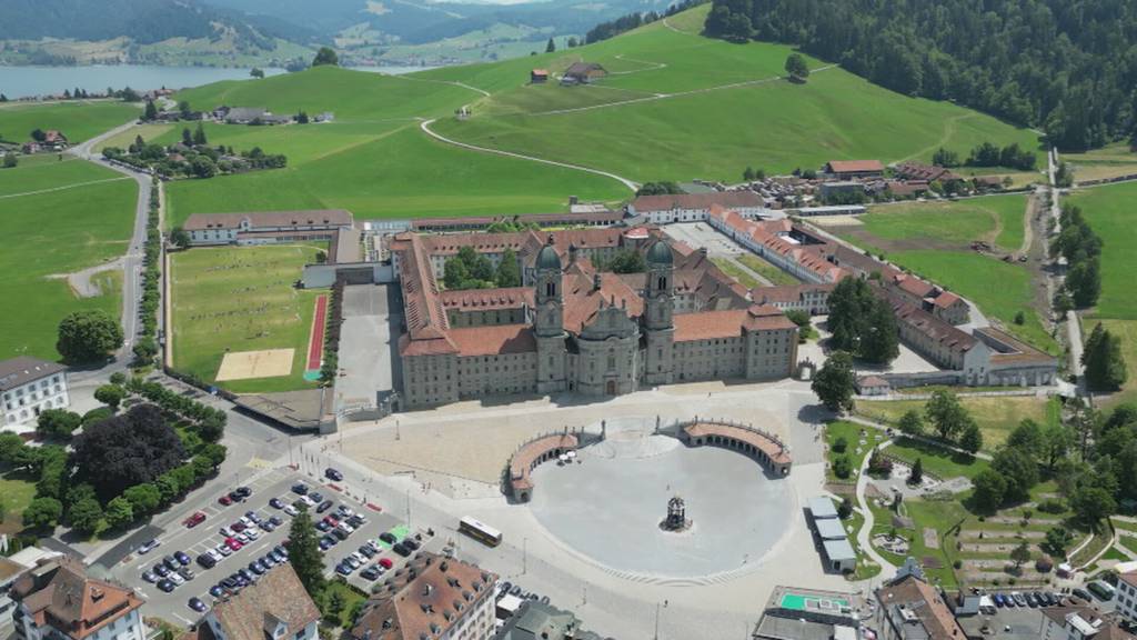 Blick ins Kloster Einsiedeln