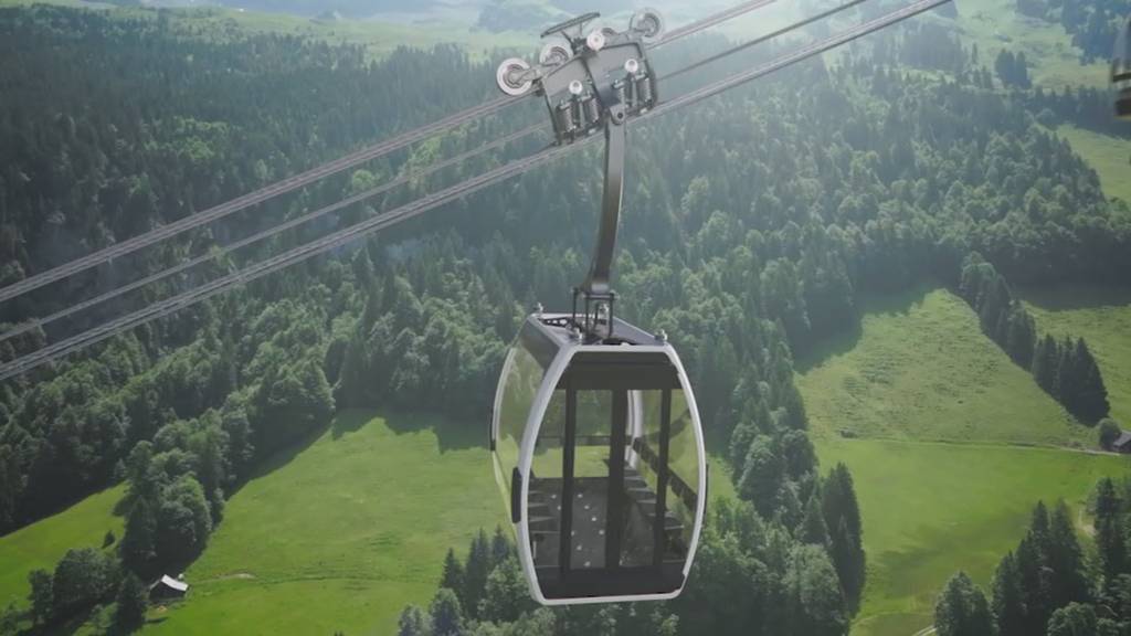 Neue Gondelbahn auf dem Hoch-Ybrig