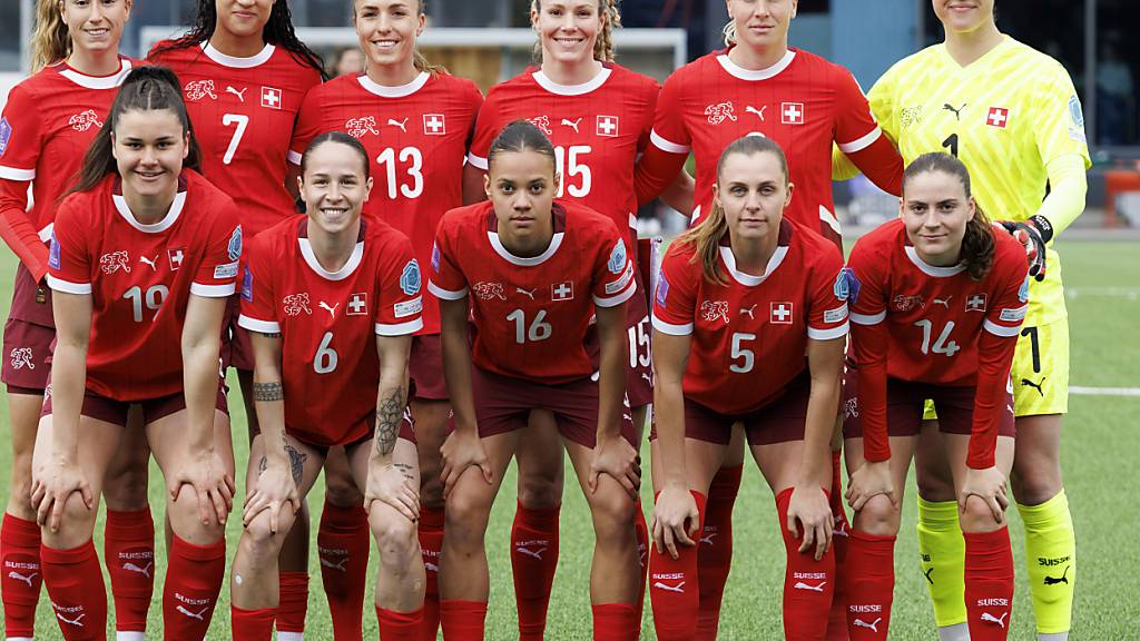 Die Nationalspielerinnen werden auch am 26. Juni vor dem Spiel gegen Tschechien posieren