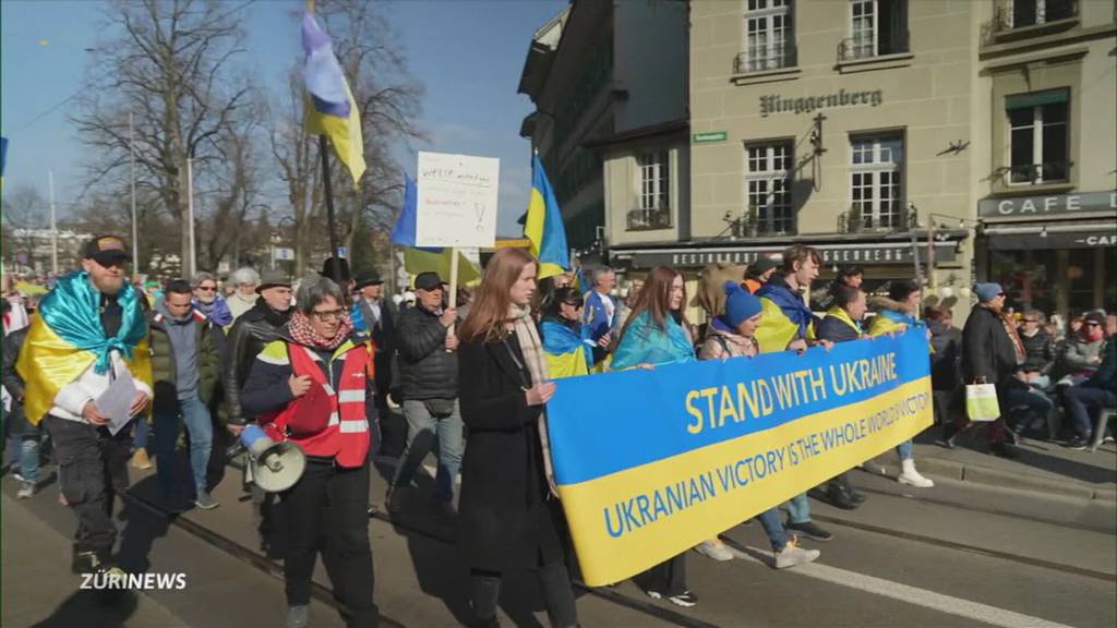 Grosse Friedensdemo in Bern