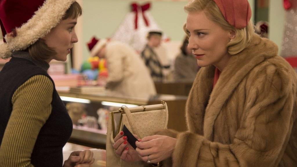 Rooney Mara (l), Cate Blanchett (r) und ihr Film «Carol» sind für den Golden Globe nominiert (Handout).