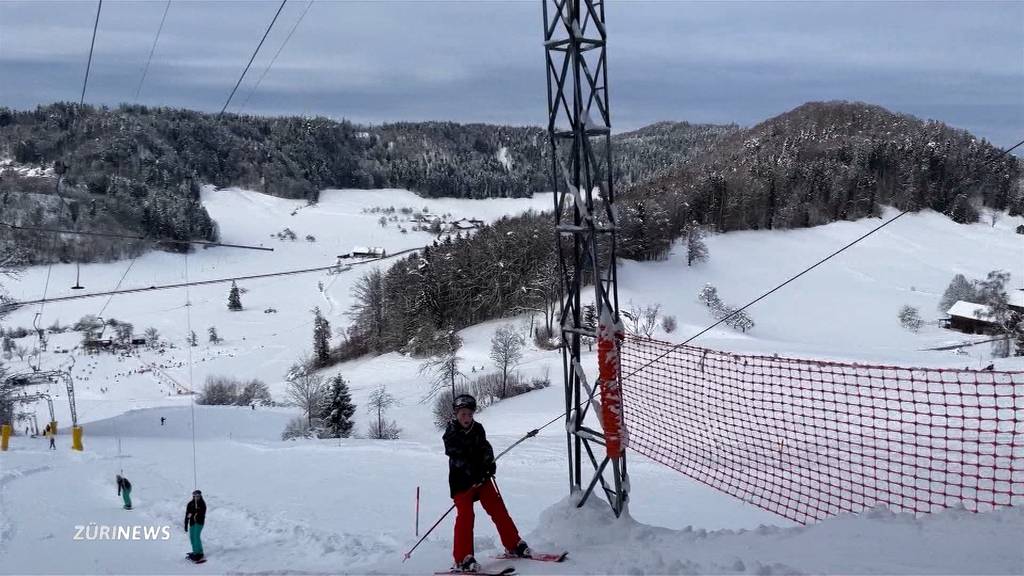 Dank viel Schnee: Bäretswil kann beide Skilifte öffnen