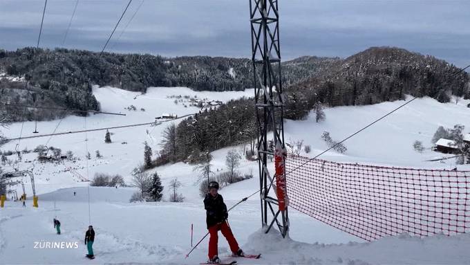 Dank viel Schnee: Bäretswil kann beide Skilifte öffnen
