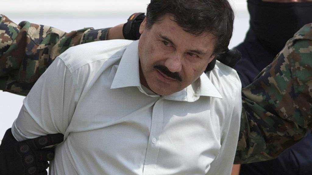 Hat sich möglicherweise auf der Flucht verletzt: Drogenboss «El Chapo» (Archivbild)