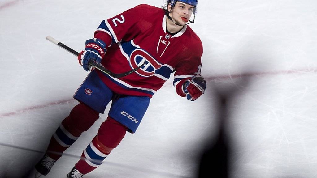 Sven Andrighetto feierte mit seinen Montreal Canadiens einen 10:1-Sieg gegen Colorado