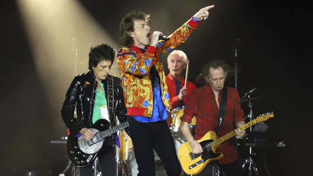 Wollen ebenfalls am Benefiz-Konzert teilnehmen: Die Rolling Stones, hier 2019 in East Rutherford, N.J..