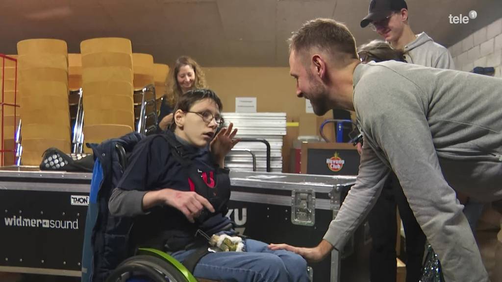 Treffen mit Sänger Kunz: Wunsch geht für 15-jährigen Rollstuhlfahrer in Erfüllung