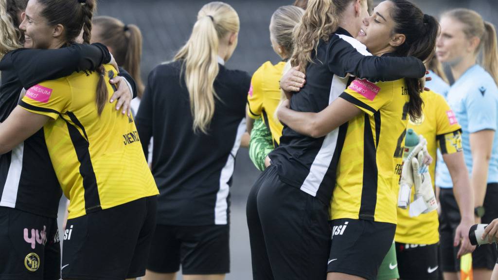 Zufriedene YB-Frauen: Die Schweizer Meisterinnen erreichen im Europa Cup die Achtelfinals