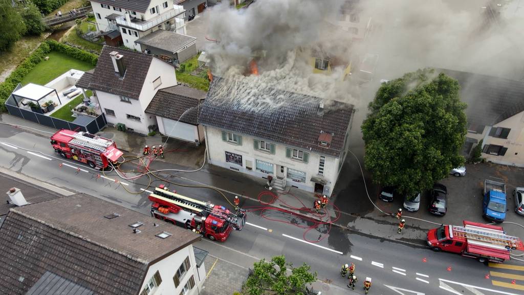 Brand in Mehrfamilienhaus in Müllheim (TG) – keine Verletzten