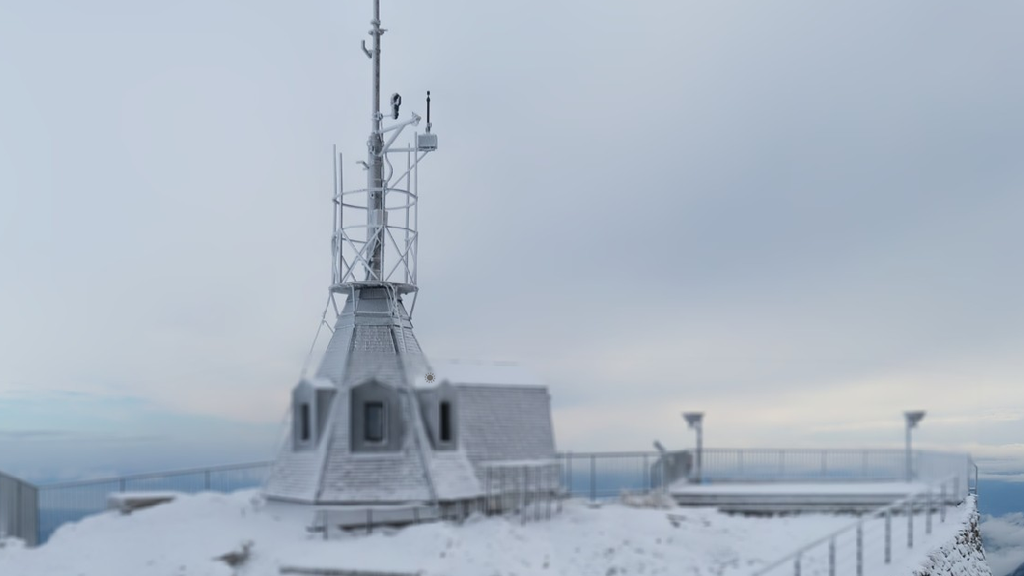 Säntis mit Schnee 12.09.2024