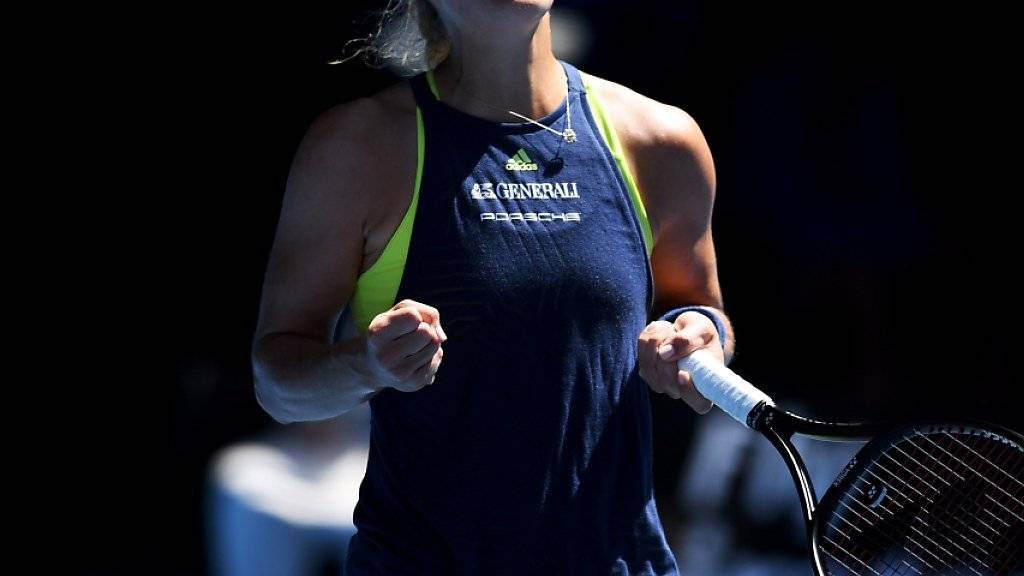 Angelique Kerber gewann 2016 in Melbourne ihren ersten Grand-Slam-Titel
