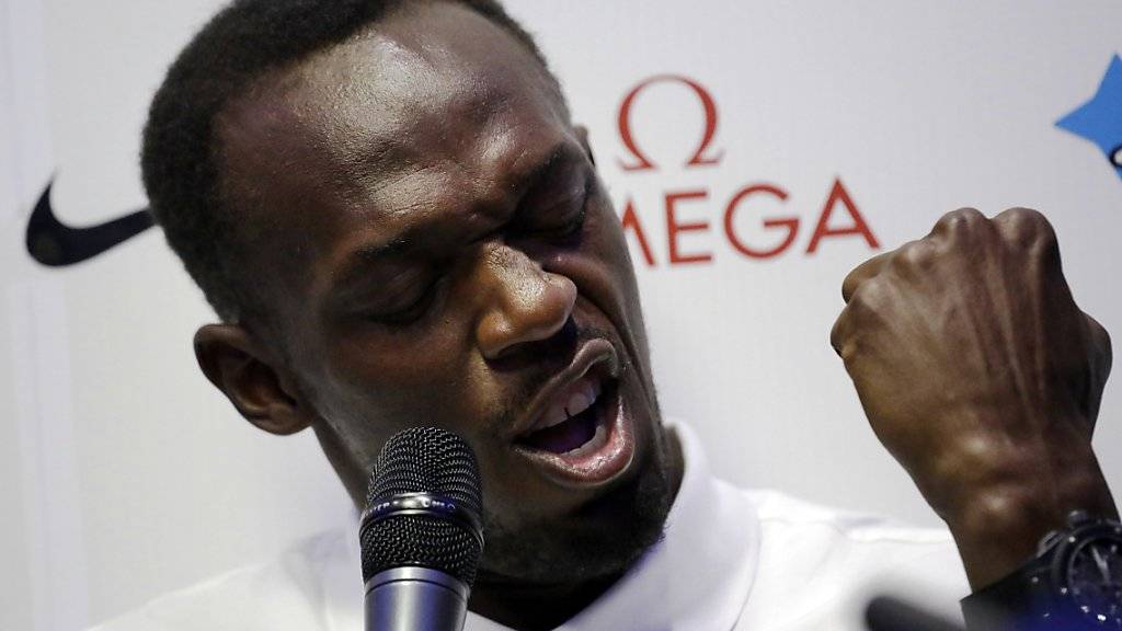 Usain Bolt gibt sich nach einer Knöchelverletzung kämpferisch