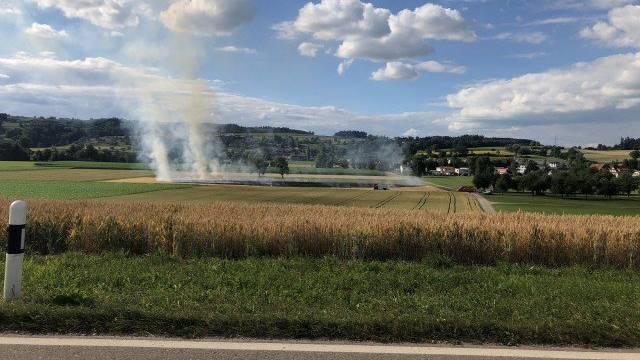 Gerstenfeld in Affeltrangen brannte