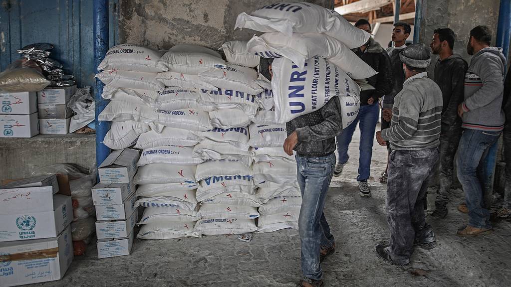 Das Hilfswerk unterstützt rund 270'000 Palästina-Flüchtlinge mit Nahrungsmitteln. (Archivbild)