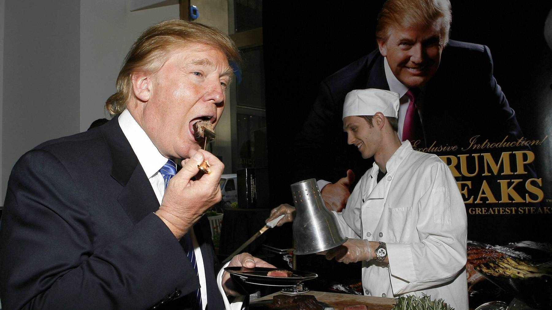 Von Trump gab es Lobster mit Safransauce und Häme für die Restauranttesterin.