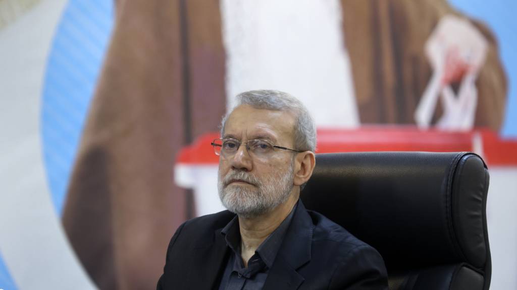 ARCHIV - Irans Sicherheitschef Ali Laridschani. Foto: Uncredited/AP/dpa/Archivbild